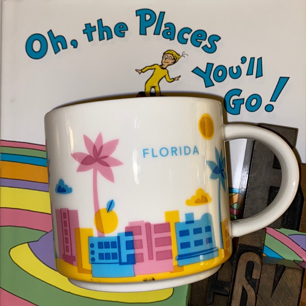 🆕☕️🧜‍♀️STARBUCKS ‘YOU ARE HERE’ Coffee Mug - FLORIDA